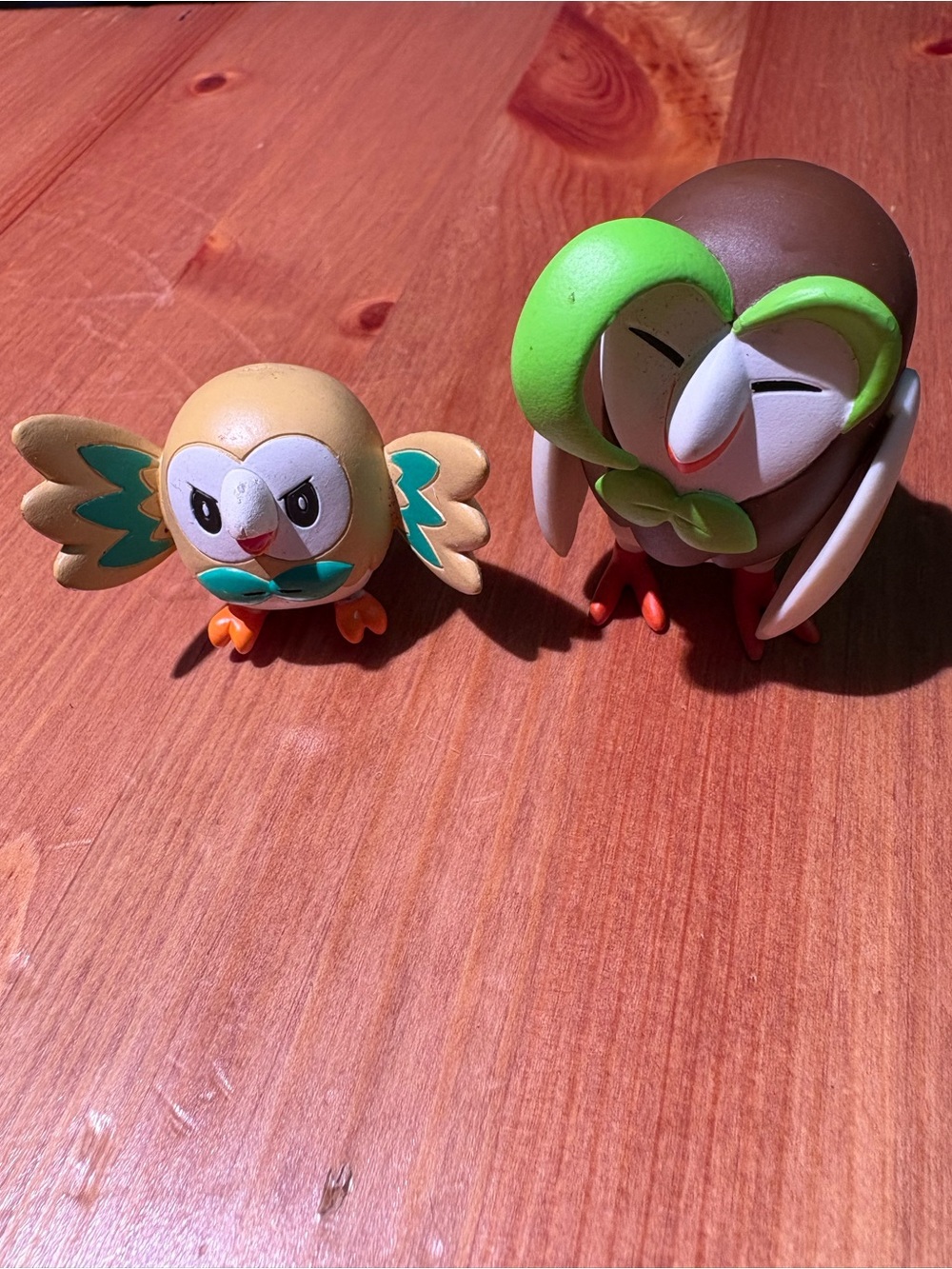 Pokemon 2017 Nintendo Tomy Dartrix & Rowlet Anime Action Figures Toys
